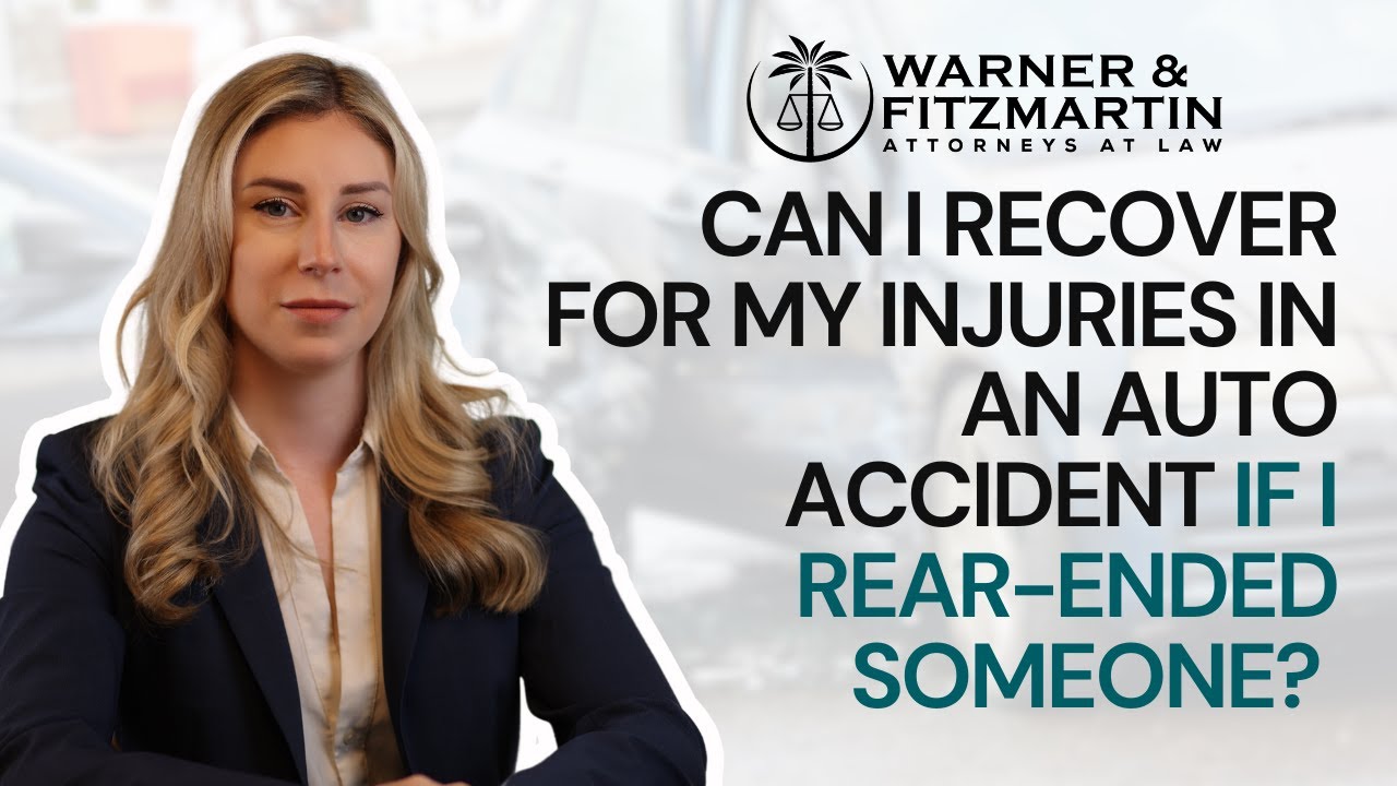 Can I Recover for My Injuries in a Car Crash if I Rear-Ended Someone?